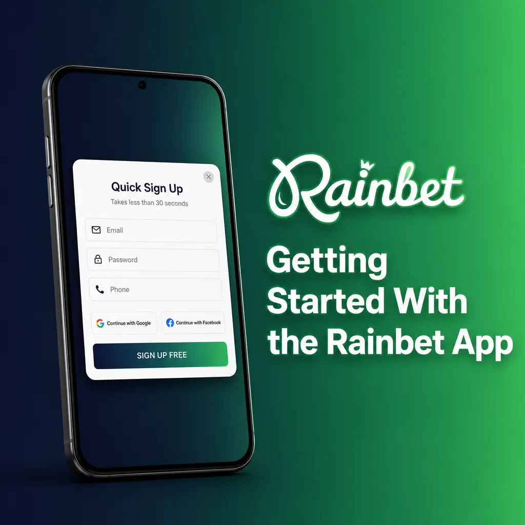 Step-by-step guide to registering, verifying, and funding your account on the Rainbet app