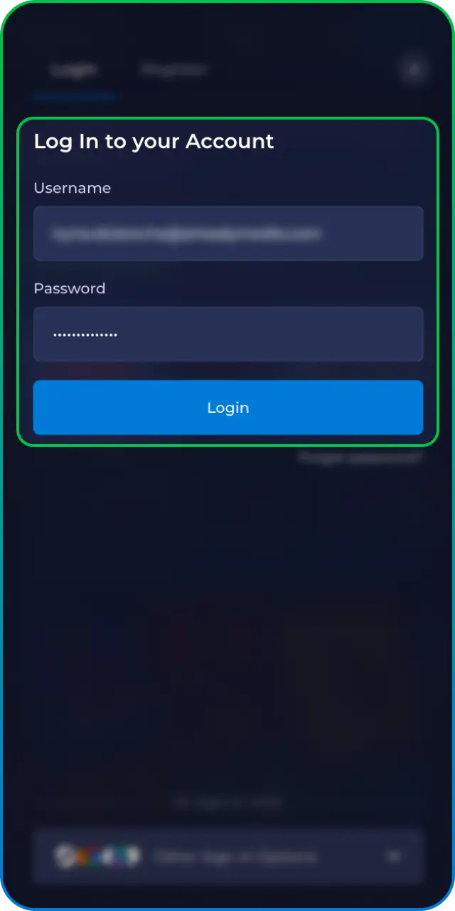 Open the sportsbook tab on Rainbet to explore all live betting events.