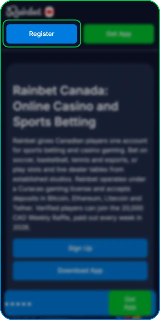 Open the Rainbet website on your desktop or mobile browser to Log In securely.